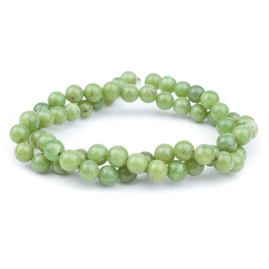 6mm BC Jade Natural Round - 15-16 Inch - Goody Beads