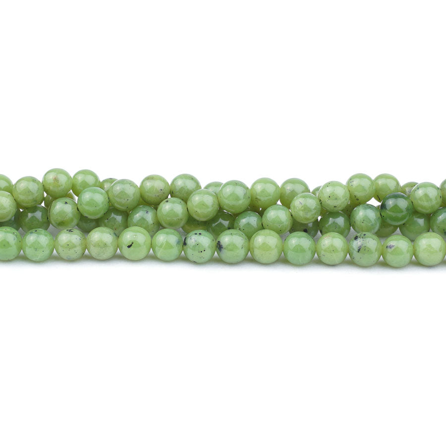 6mm BC Jade Natural Round - 15-16 Inch - Goody Beads