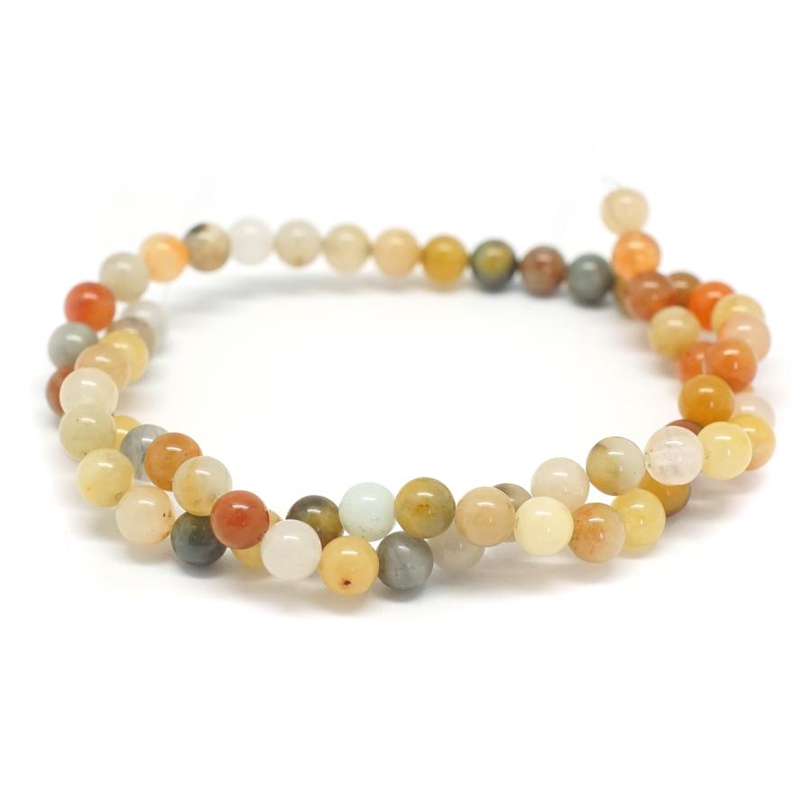 Rainbow Jade (Natural) 6mm Round 15-16 Inch