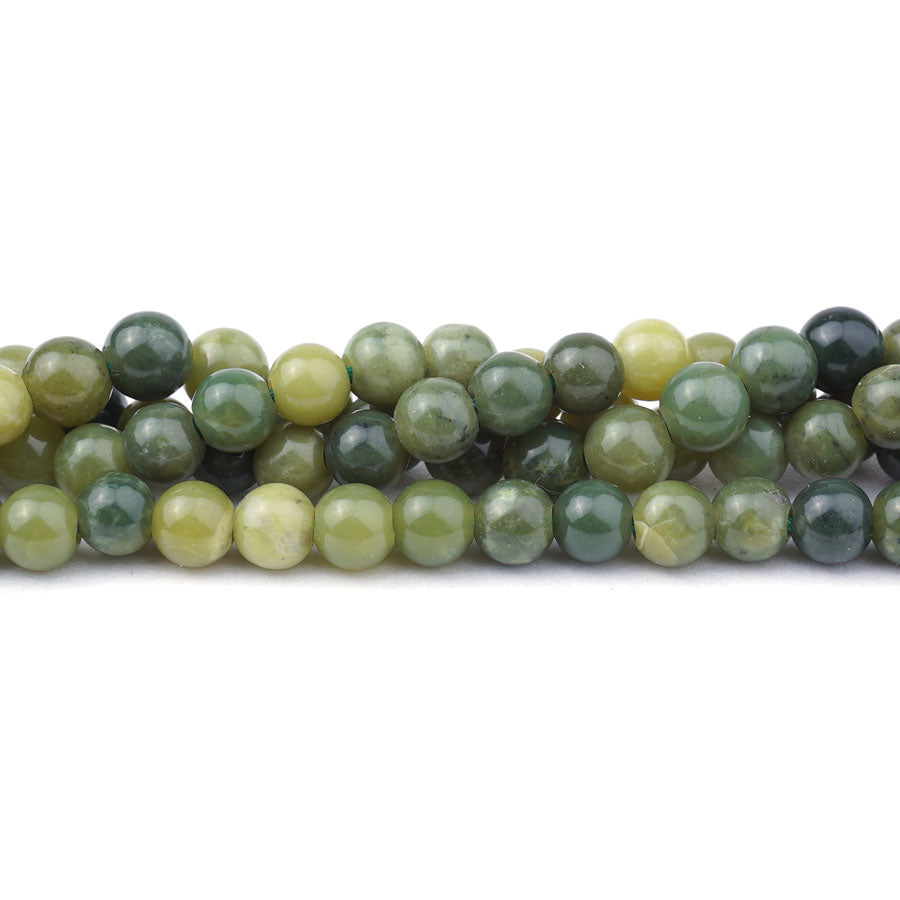 Jade BC 6mm Round Large Hole - Large Hole Beads - Goody Beads