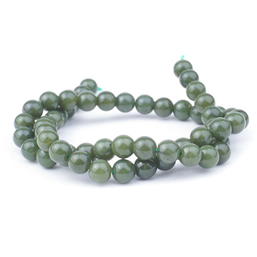 Jade 8mm Round - 15-16 Inch - Goody Beads