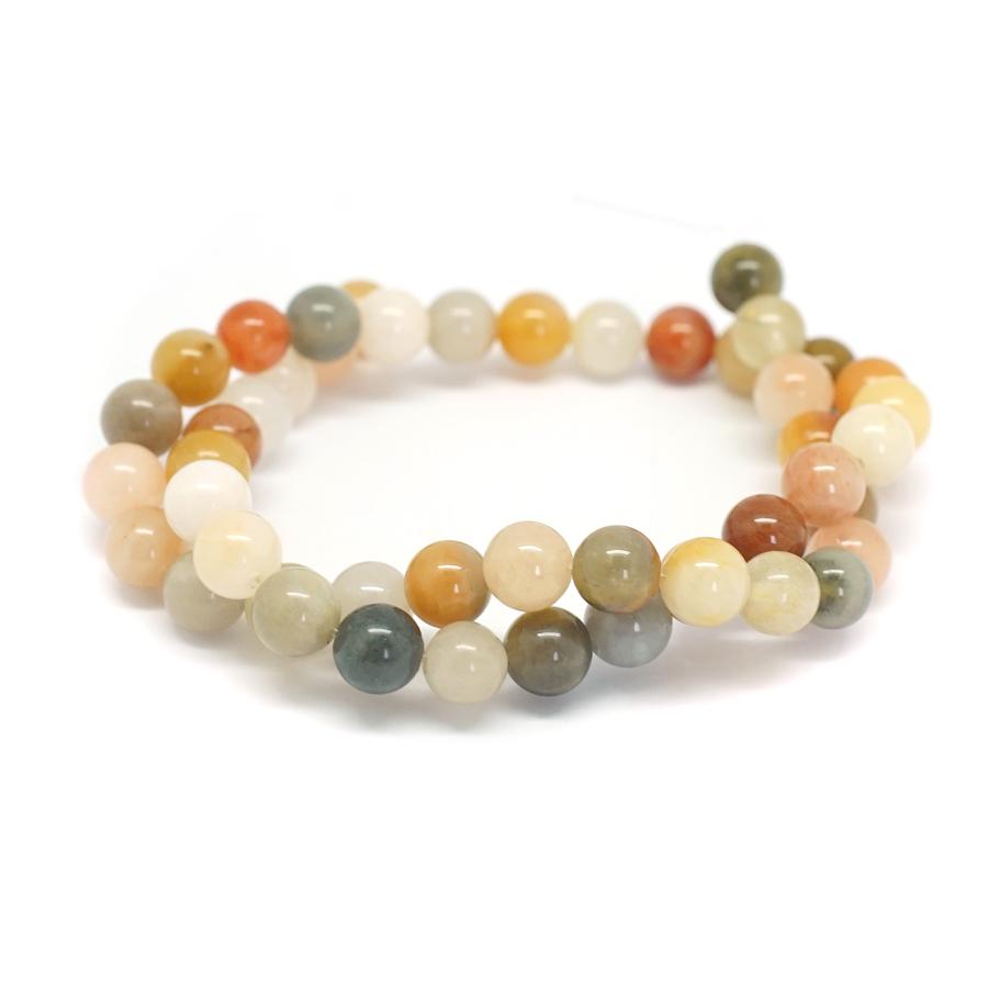 Rainbow Jade (Natural) 8mm Round 15-16 Inch