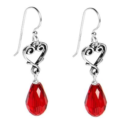 Drops of Love Earrings Kit - Red - Goody Beads