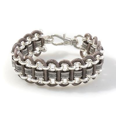 Greystone Woven Book Chain Bracelet Kit from Diakonos Designs