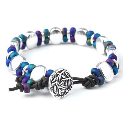 Midnight Blue Stepping Stones Bracelet Kit from Diakonos Designs