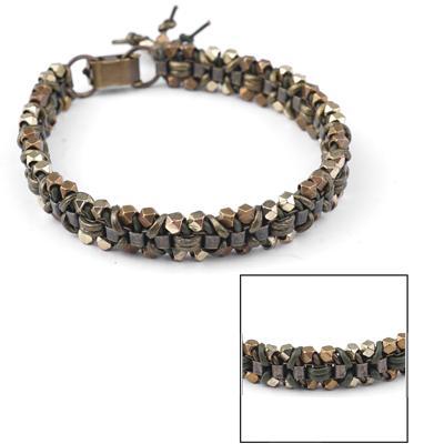 Goldrush Aztec Mosaic Bracelet Kit from Diakonos Designs