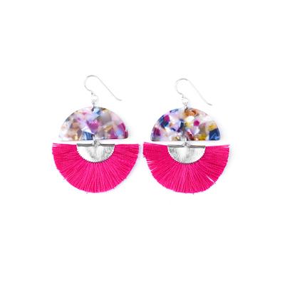 FAN-tastic Tassel Earrings Kit - Pink - Goody Beads