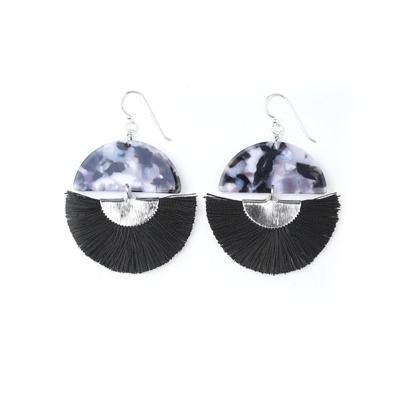FAN-tastic Tassel Earrings Kit - Black - Goody Beads