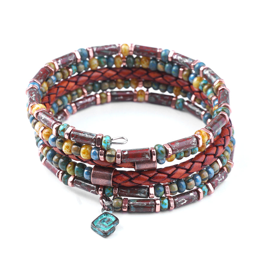 New Carnival Memory Spirals Bracelet Kit from Diakonos Designs