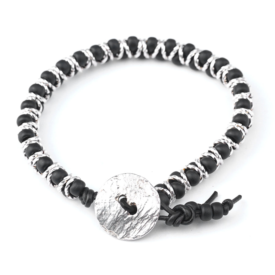 Matte Black Chevron Bracelet Kit from Diakonos Designs