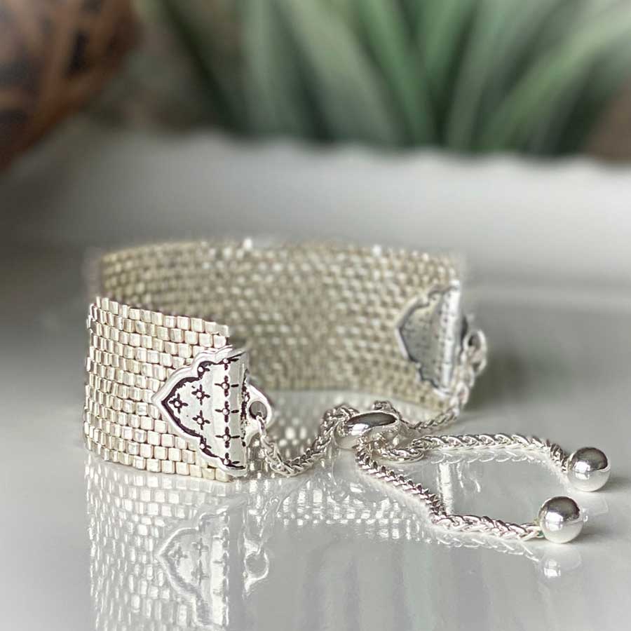 The Loft Adjustable Cuff Bracelet Kit - Silver - Goody Beads