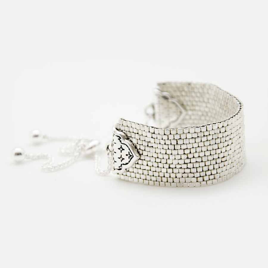 The Loft Adjustable Cuff Bracelet Kit - Silver - Goody Beads