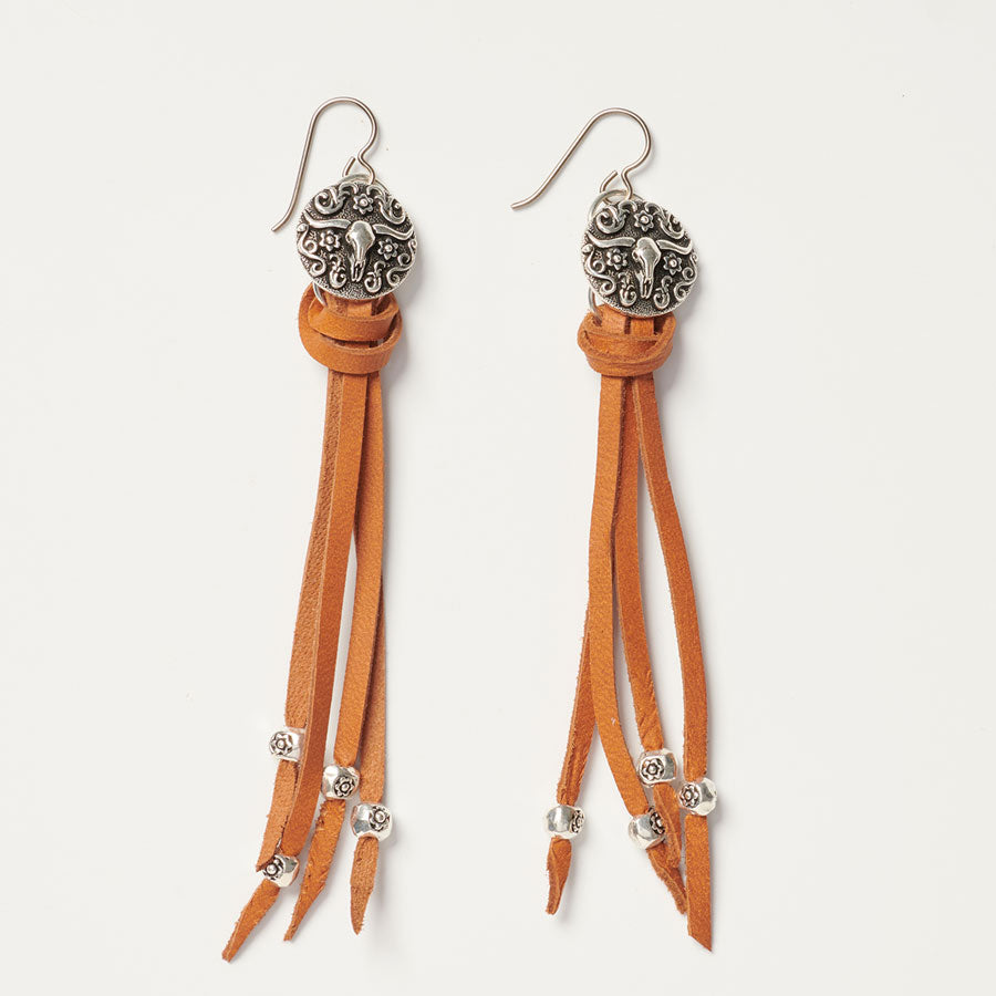 Longhorn Fringe Earrings Kit by TierraCast - Goody Beads
