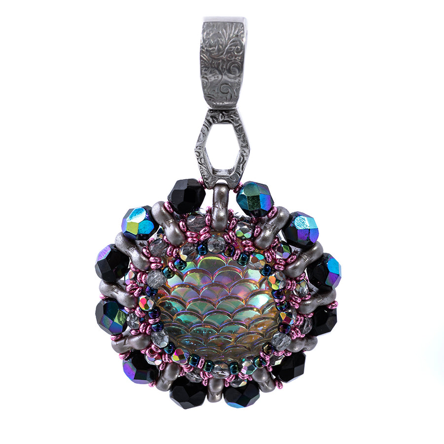 Tilt-A-Whirl Reversible Pendant Kit from Lisa's Bead Designs - Modern Classic