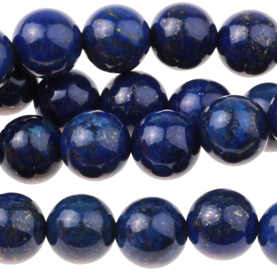 Lapis 10mm Round 8-Inch