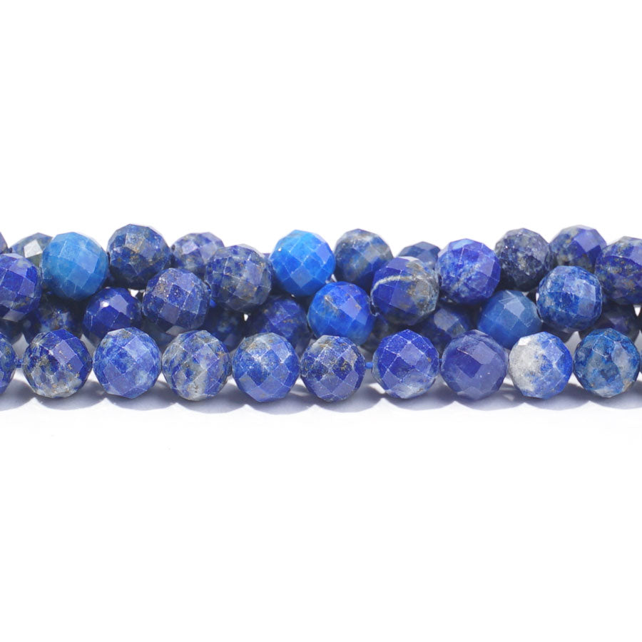 Lapis 6mm Round Faceted - 15-16 Inch - Goody Beads