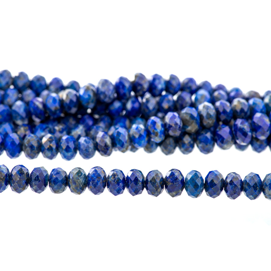 Lapis 6mm Rondelle Faceted AA Grade - 15-16 Inch - Goody Beads