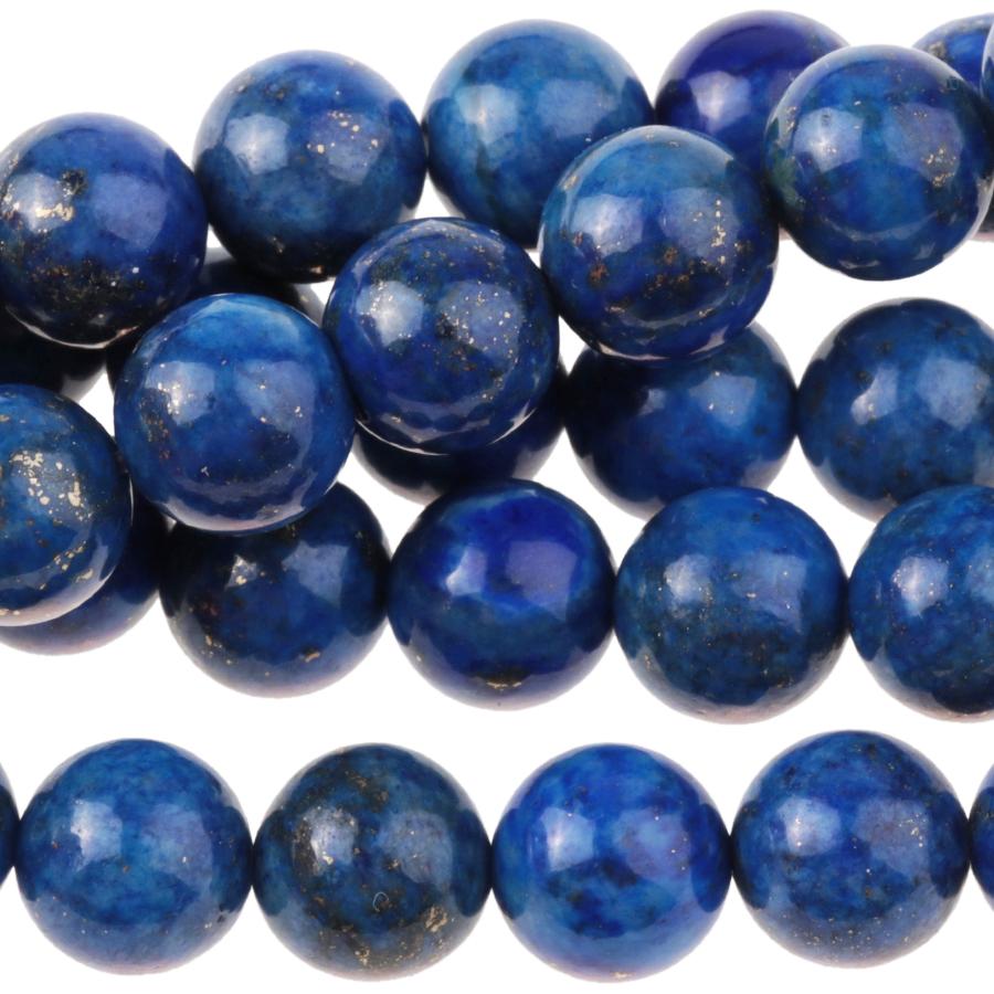 Lapis 8mm Round 8-Inch