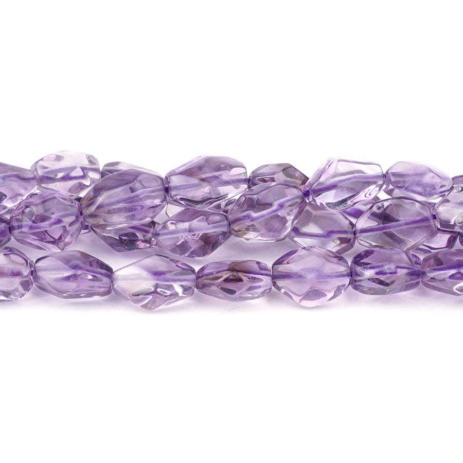 Lavender Amethyst 6X8mm-10X12mm Faceted Freeform Oval AA Grade - Limited Editions - Goody Beads