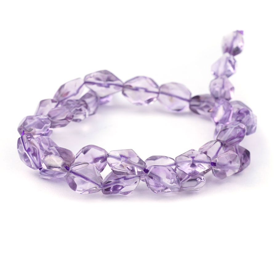 Lavender Amethyst 9X11-10X14mm Freeform Faceted Oval AA Grade - Limited Editions - Goody Beads