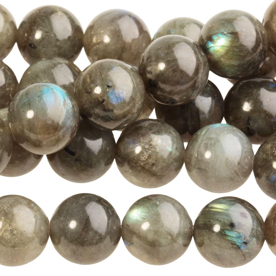 Labradorite 10mm Round Bead