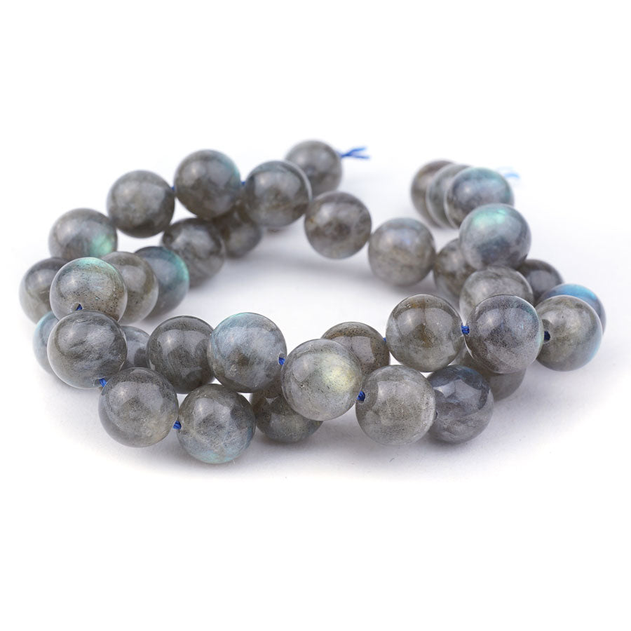 10mm Labradorite Natural Round A Grade - 15-16 Inch - Goody Beads
