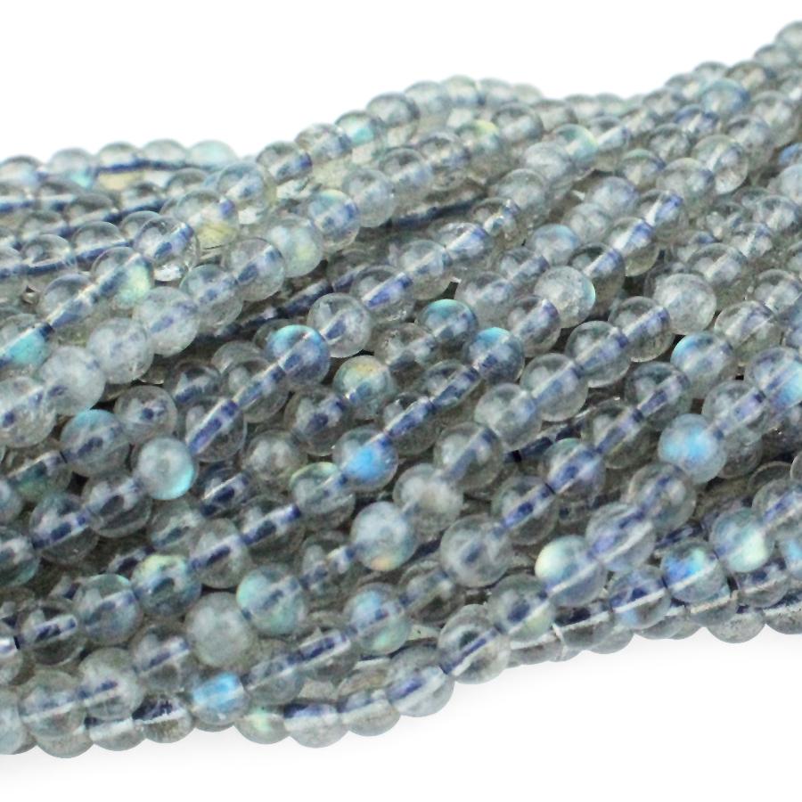 Labradorite 3mm Round (AAA Grade) 15-16 Inch