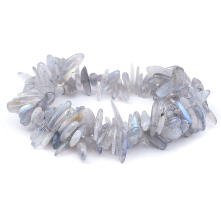 Labradorite 3X13-18mm Chip Top Drill AA Grade - Limited Editions - Goody Beads