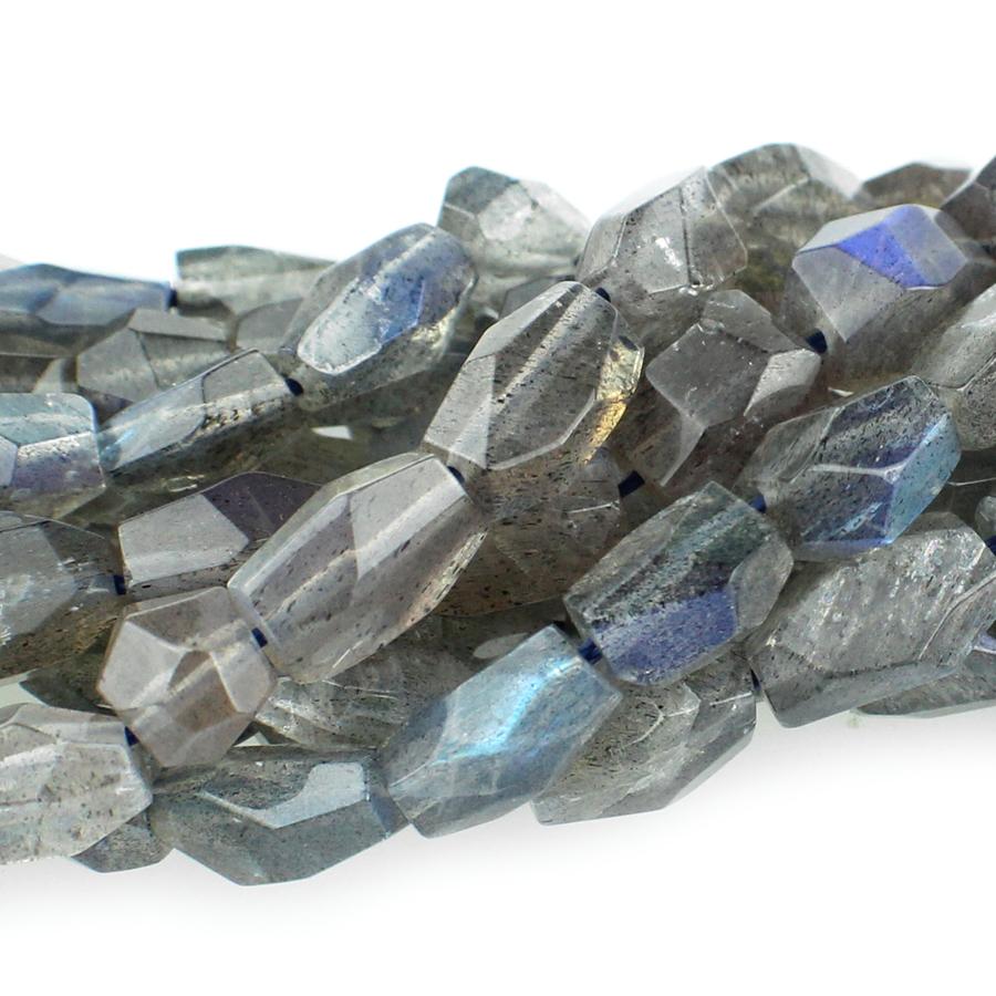 Labradorite 5x7-9x12 Faceted Nugget 15-16 Inch