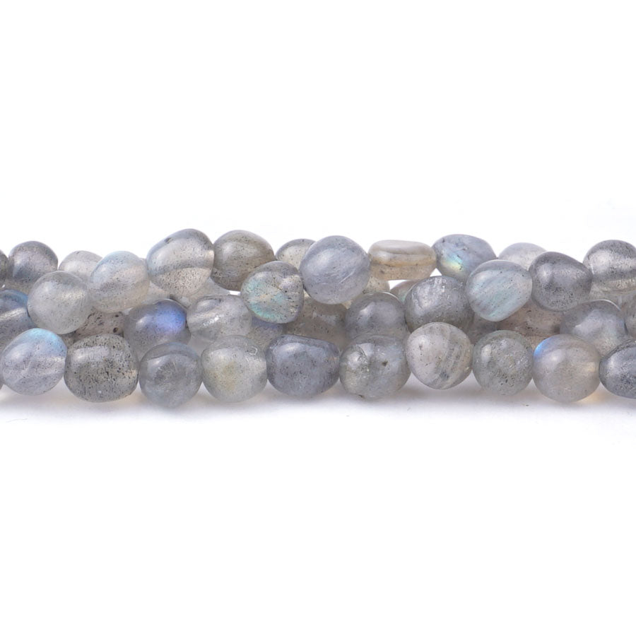 Labradorite 6X8mm Pebble A Grade - Limited Editions - Goody Beads