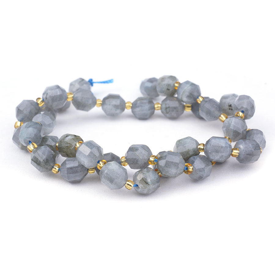 Labradorite 8mm Natural Energy Prism Faceted - 15-16 Inch - Goody Beads