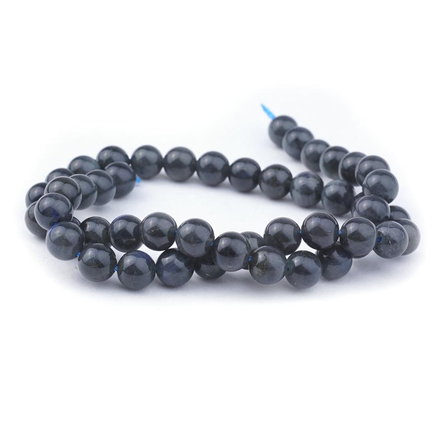 Labradorite 8mm Round Dark, A-Grade - 15-16 Inch