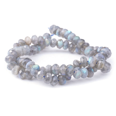 Labradorite 8mm Rondelle Faceted AA Grade - Limited Editions - Goody Beads