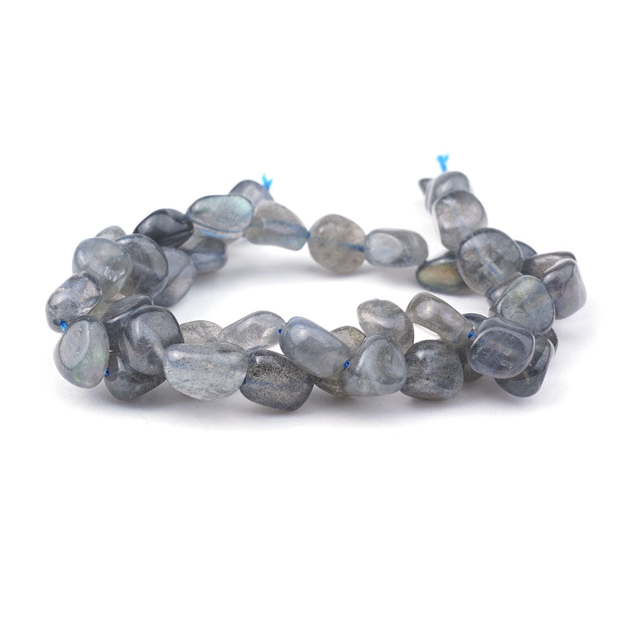 Labradorite (A) 8x10mm Pebble 15-16 Inch - Goody Beads