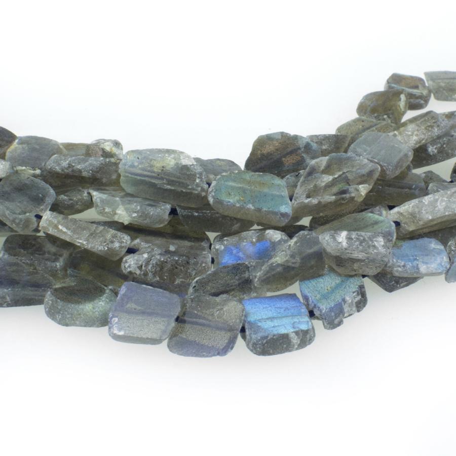 Labradorite 9x12-12x15mm Slice 8-Inch