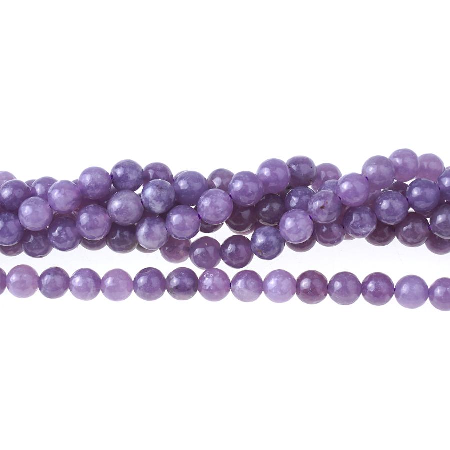 Lepidolite  6mm Round - 15-16 Inch