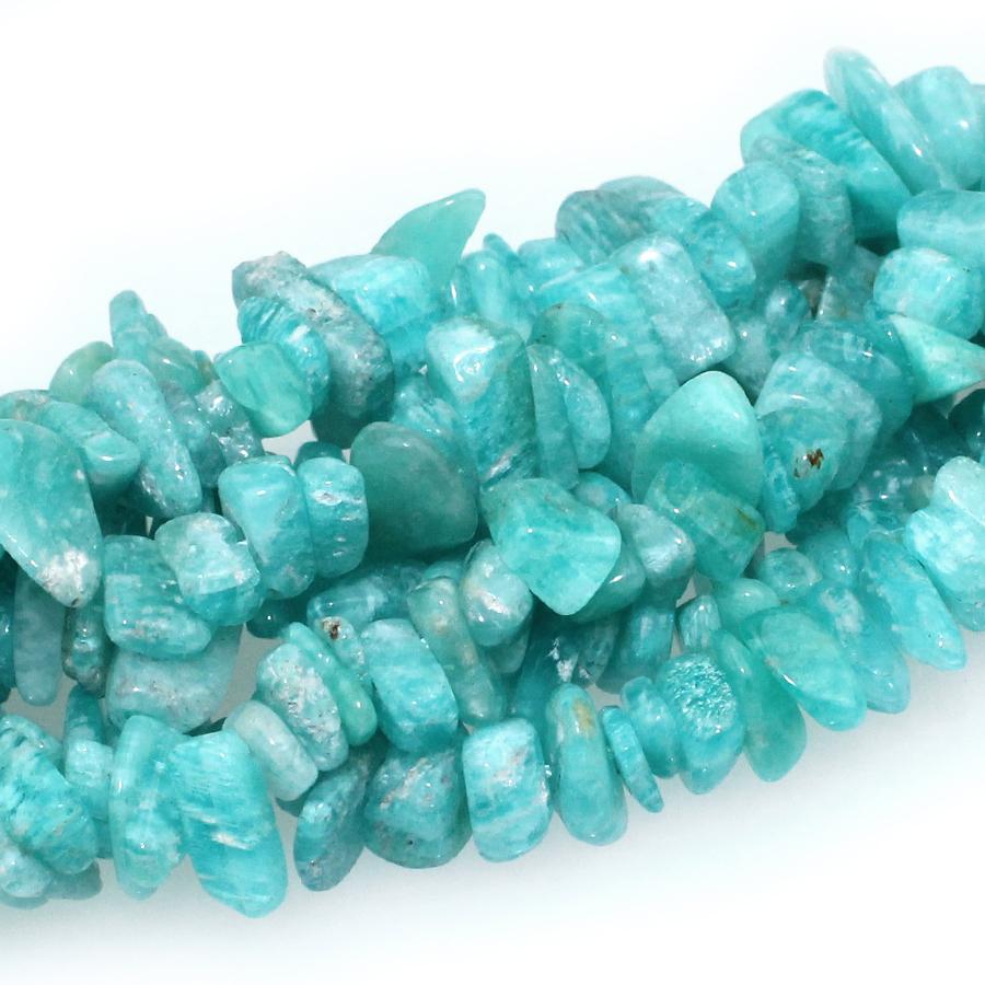 Mozambican Amazonite 6-10mm Chip 15-16 Inch