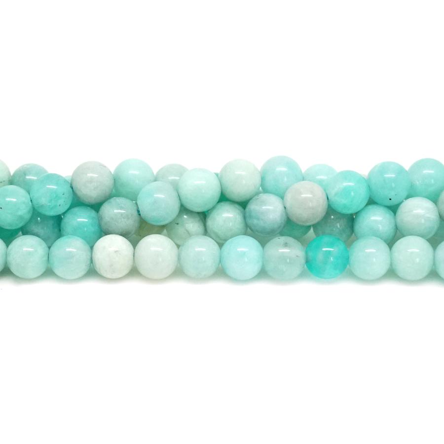 Madagascar Black Amazonite Light 6mm Round - 15-16 Inch