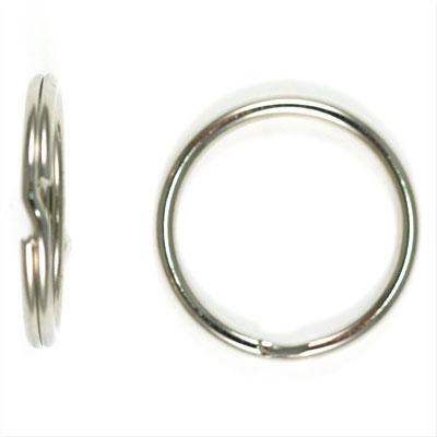 1.25 Inch Silver Split Key Ring - Goody Beads