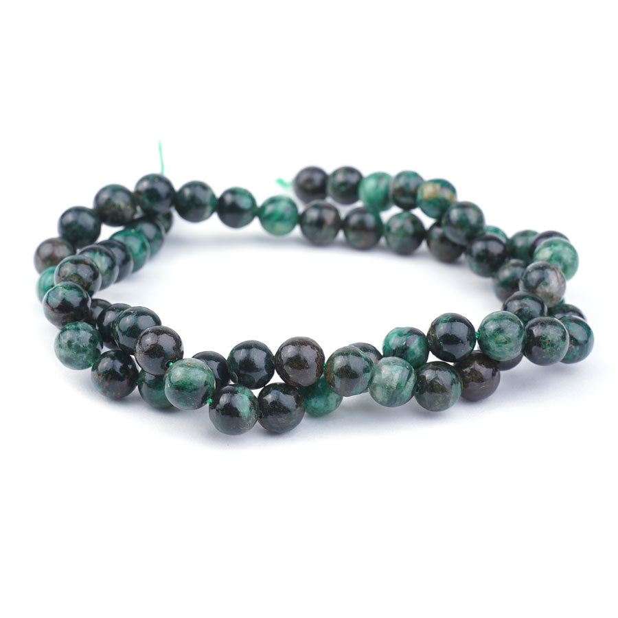 Mica 6mm Round Green Phlogopite - Limited Editions - Goody Beads