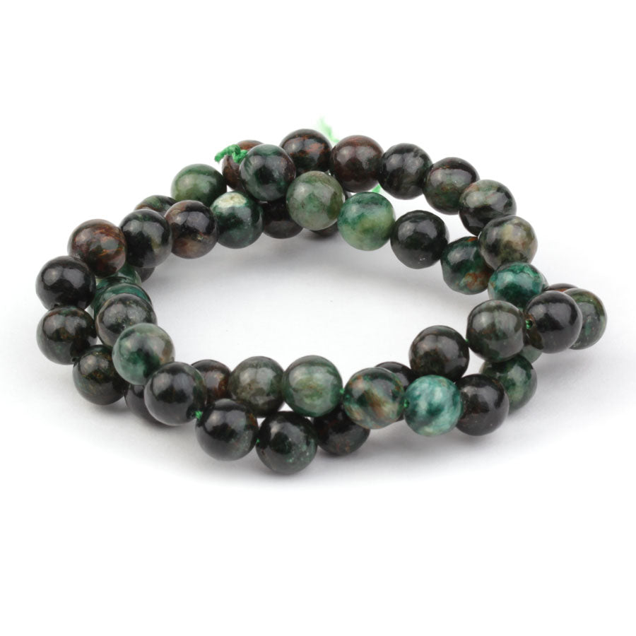 Mica 8mm Round Green Phlogopite - Limited Editions - Goody Beads