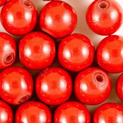 Miracle Beads - 8mm Round Red, Craft, hobby & jewellery supplies