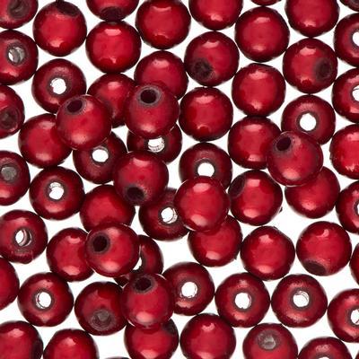 6mm Red Miracle Bead - Goody Beads