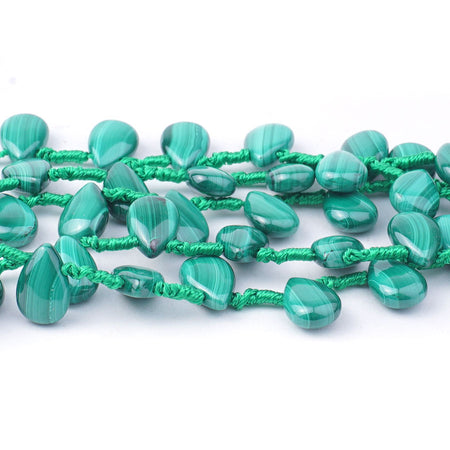 Malachite 8x12mm Drop - Limited Editions - Goody Beads