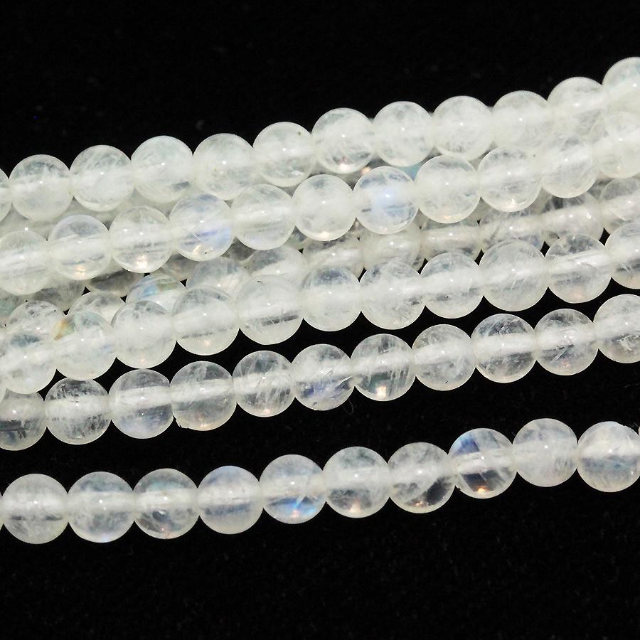 Moonstone (Rainbow) 3mm Round A Grade 15-16 Inch