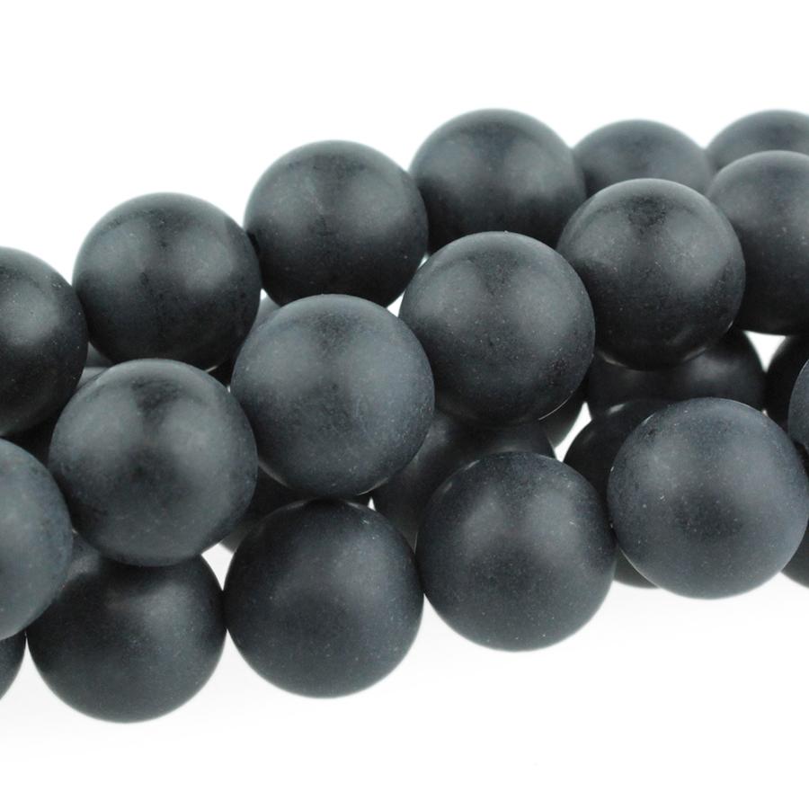 MATTE Onyx 10mm Round 8-Inch - Goody Beads