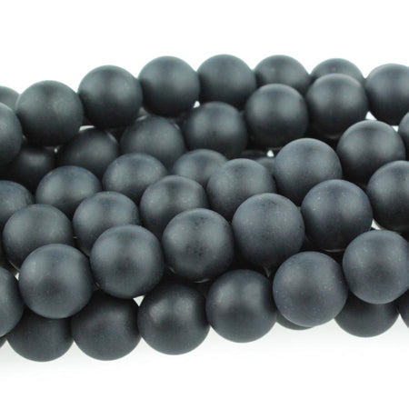 MATTE Onyx 8mm Round 8-Inch - Goody Beads