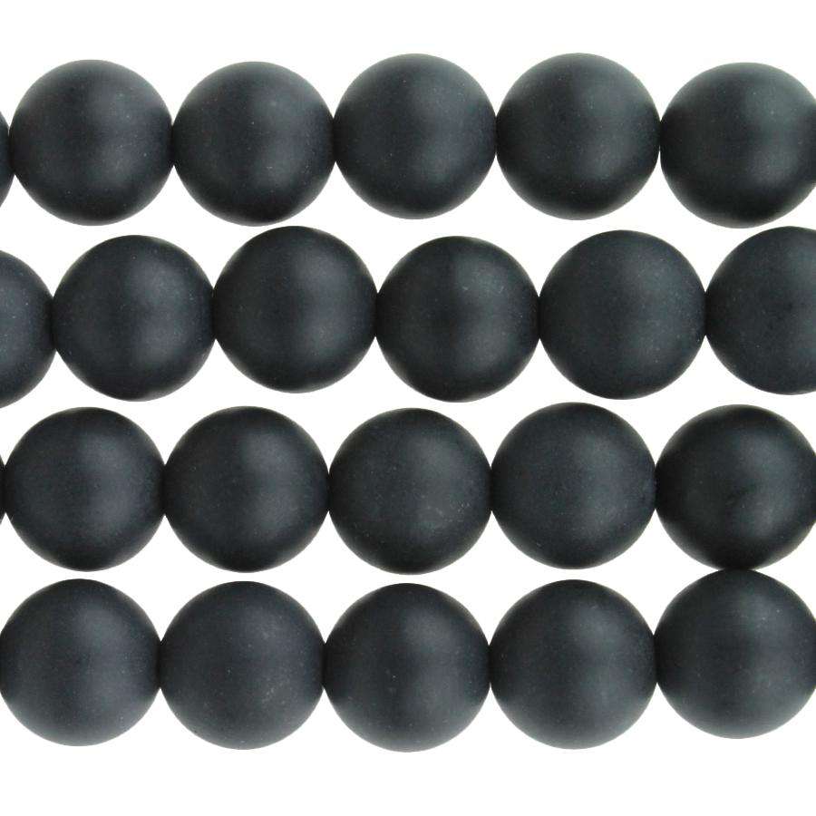 MATTE Onyx 8mm Round 8-Inch - Goody Beads