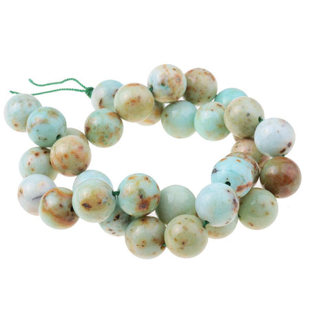 Marine-Blue Jasper 12mm Round 15-16 Inch