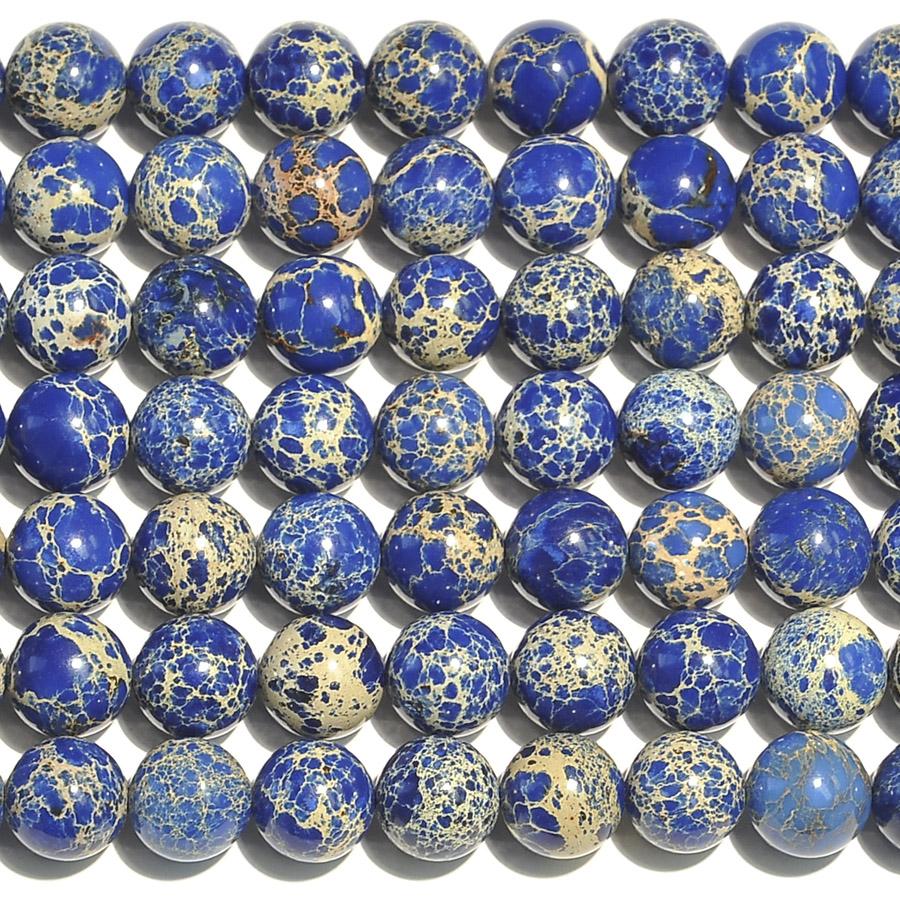 Navy Impression Jasper 10mm Round